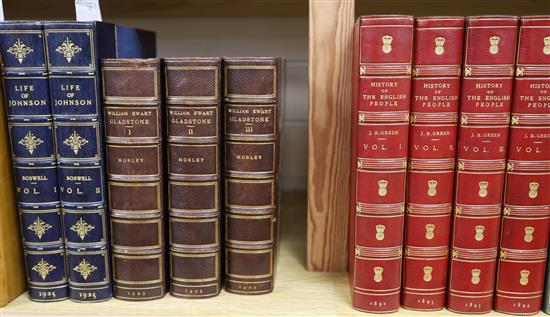 Boswell, J - Life of Samuel Johnson, with notes by Ingpen, 2 volumes, Bath 1925; Morley, J - The Life of